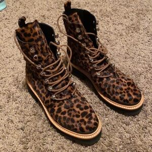 Leopard boot Izzie Marc Fisher